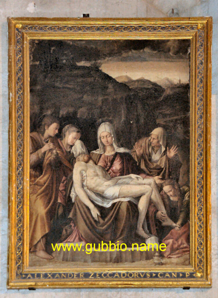 La Pietà" del pintor Dono Doni Perugia Italia