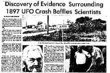 Newspaper ufo aurora