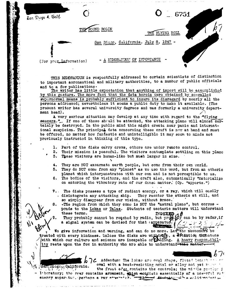 Myuforesearch fbi document dimensional beings